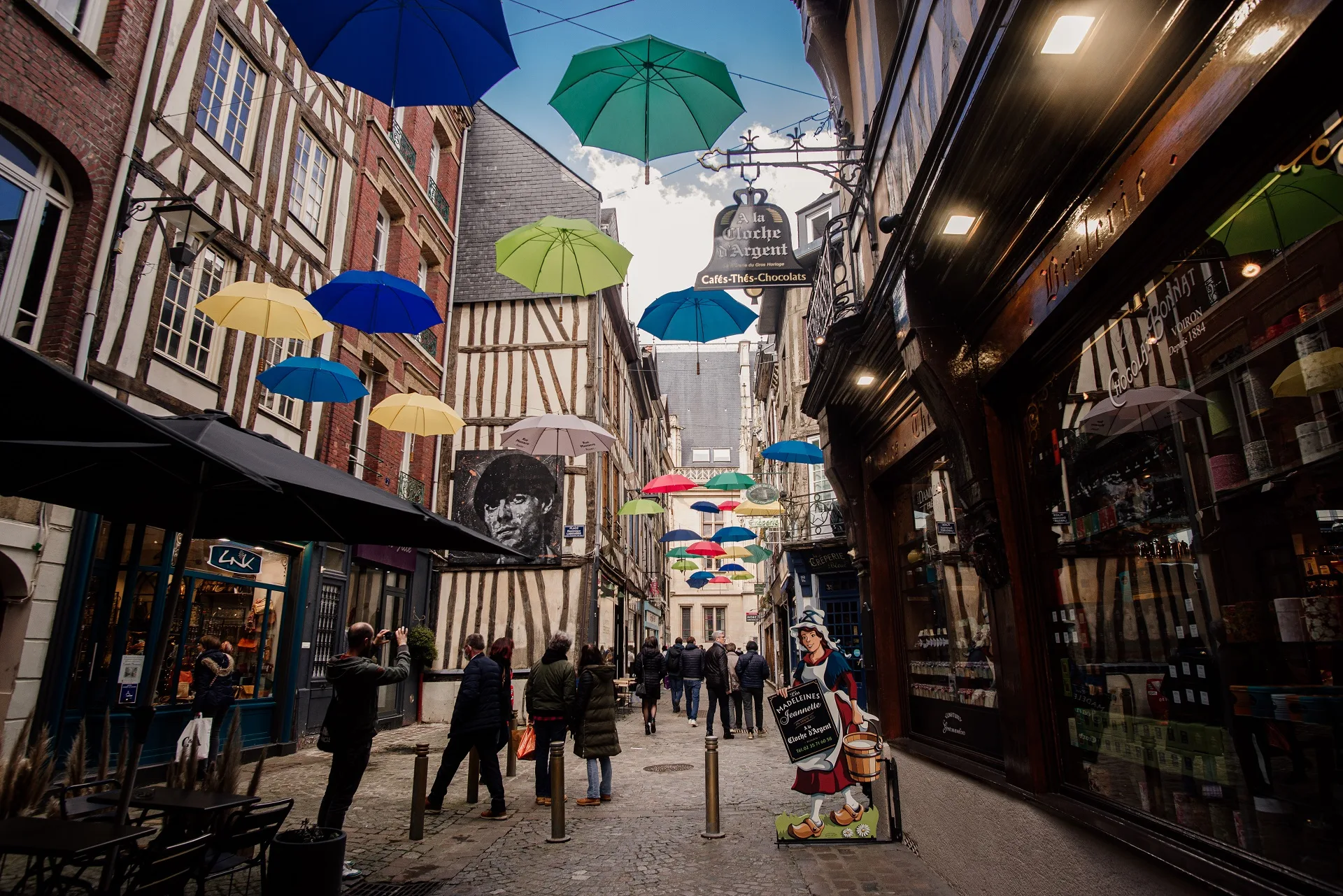 Photo de la rue massacre à Rouen